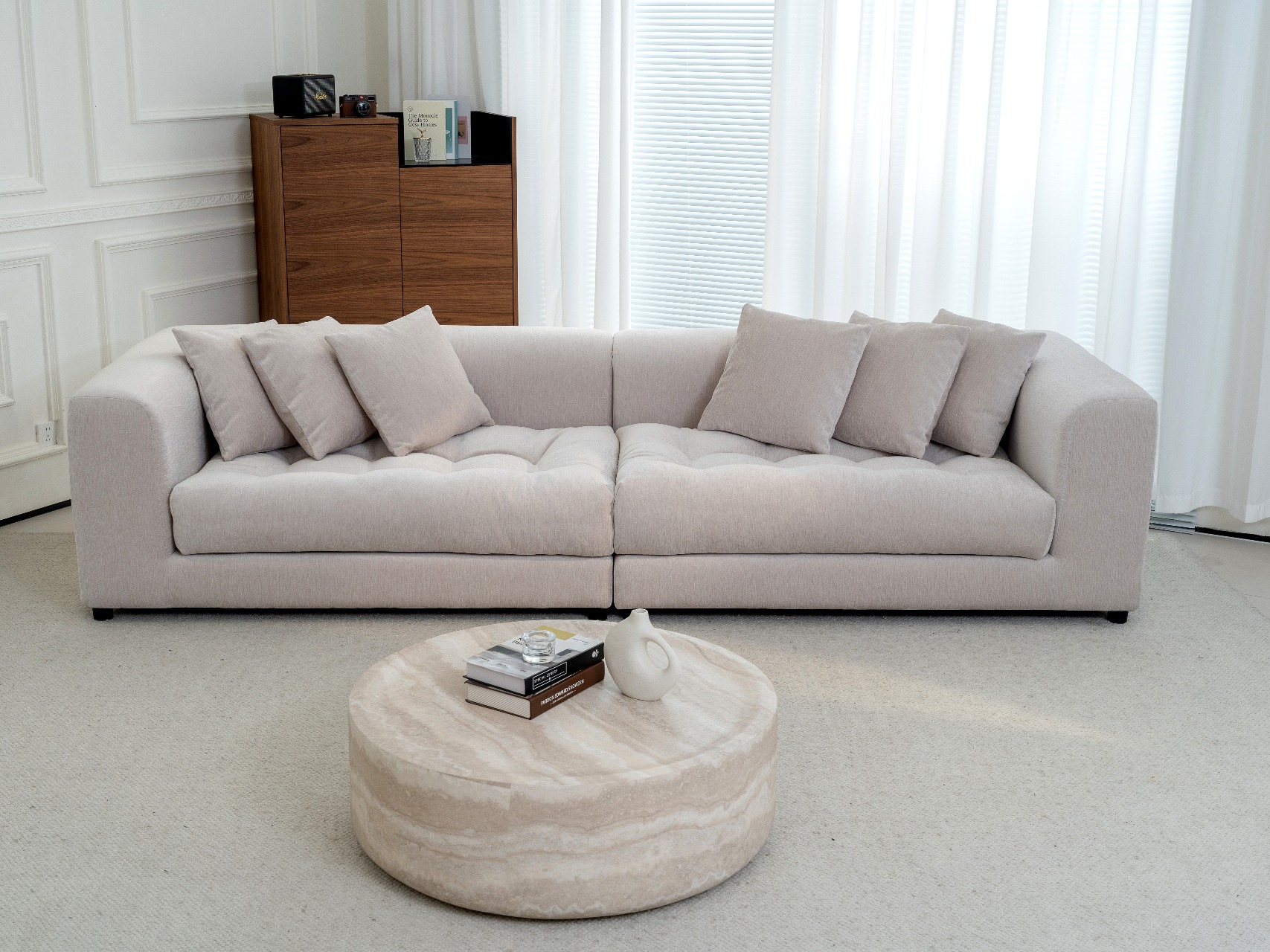 Plume lounge sofa view 4