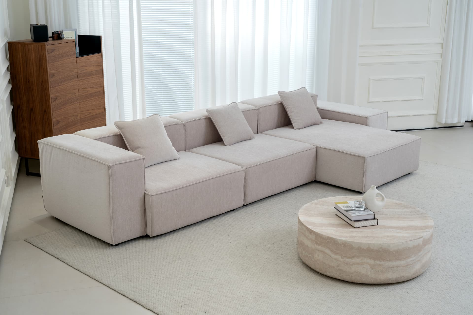Modular corner sofa view 2