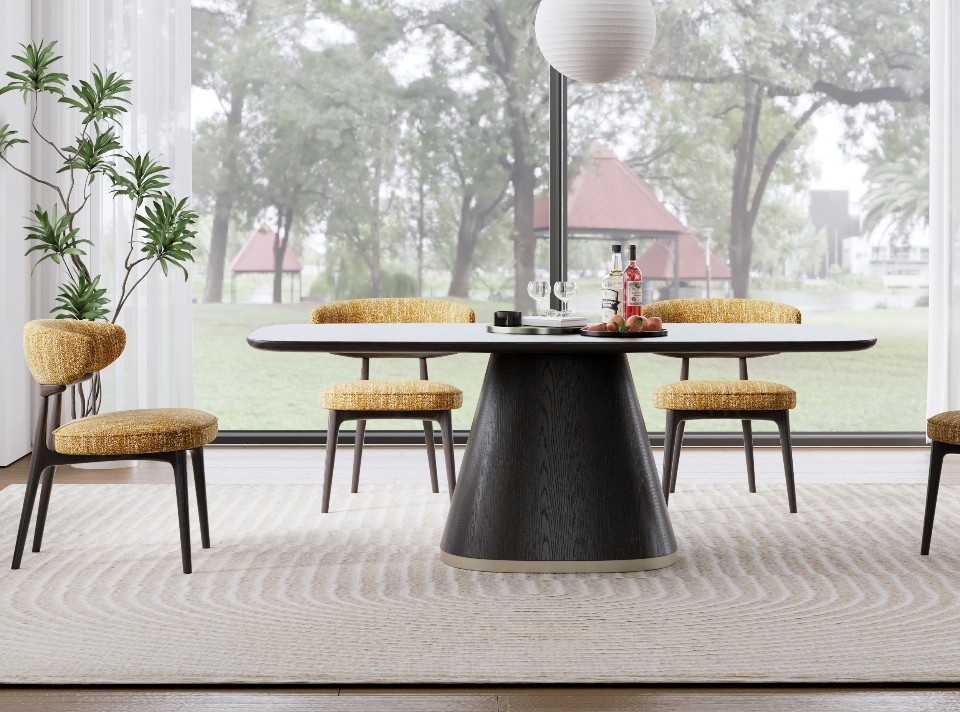 Charcoal cone table view 2