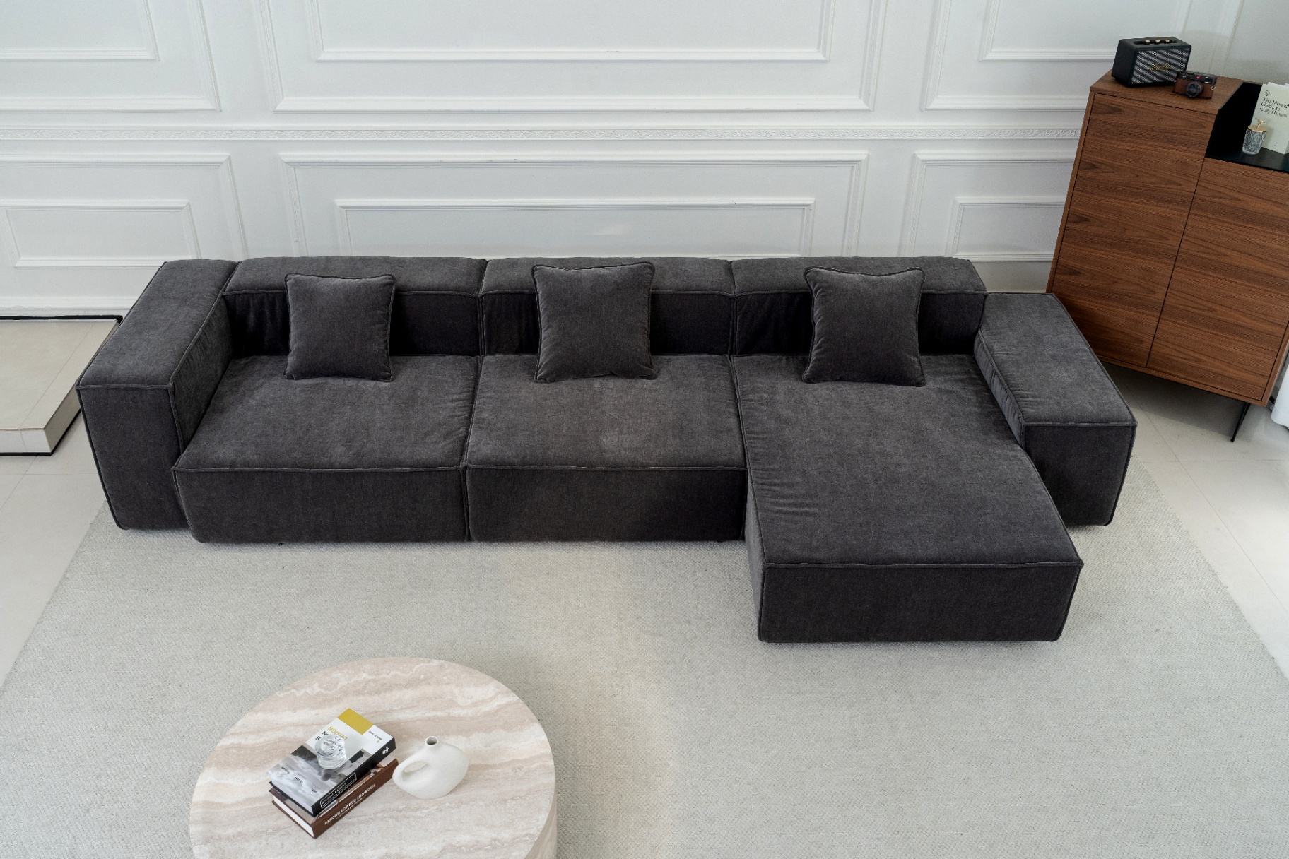 Modular chaise sofa view 3