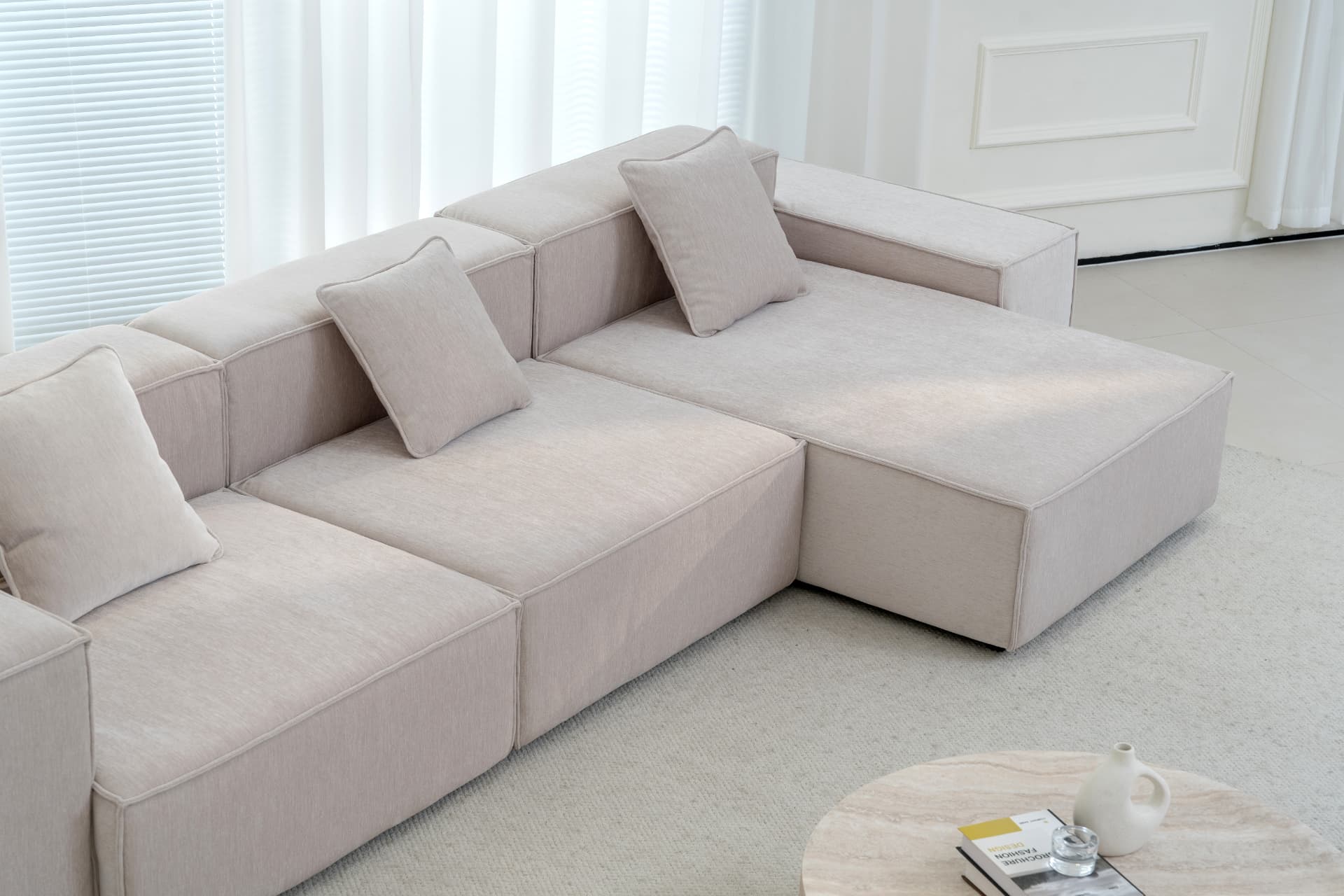 Modular corner sofa view 4